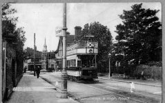 Waltham Cross Tram Terminal 1911