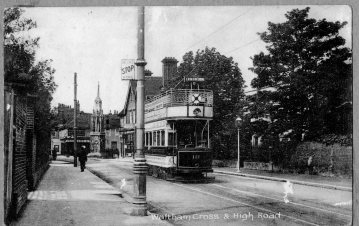Waltham Cross Tram Terminal 1911