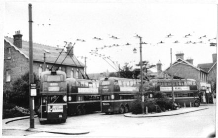 Waltham Cross Trolley Buses 1959