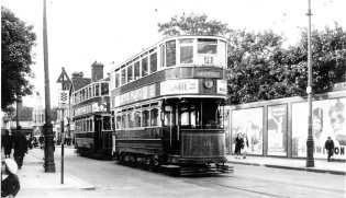 Waltham Cross trams 1930s