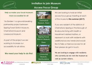 Museum Access Focus Group Invitation - Page1